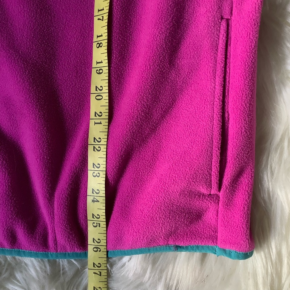 Lands End Womens Fleece 1/4 SnapButton Size XL 18 Long Sleeve Oeko-Tex Pullover - Picture 10 of 11
